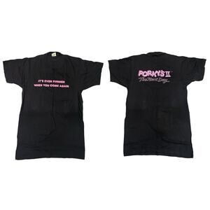 Vintage 1983 Porky's 2 The Next Day Film T-Shirt Promo Tee Single Stitch Large
